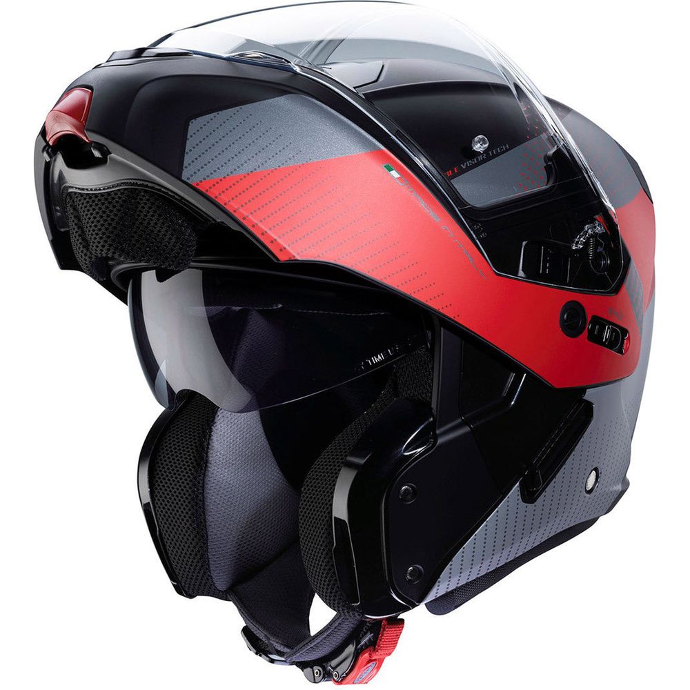 Caberg Horus Scout Flip-Up Helmet Matt Black / Red