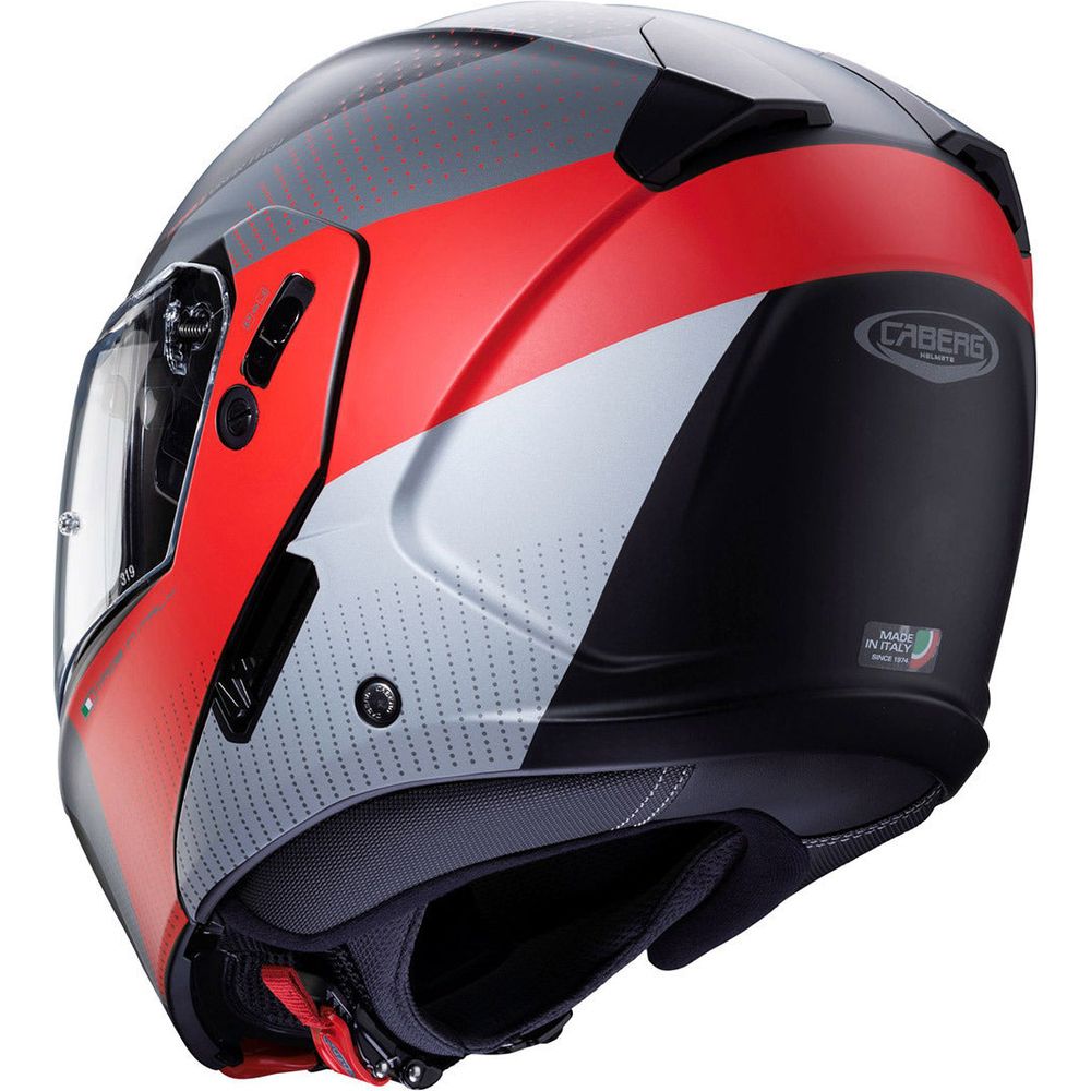 Caberg Horus Scout Flip-Up Helmet Matt Black / Red