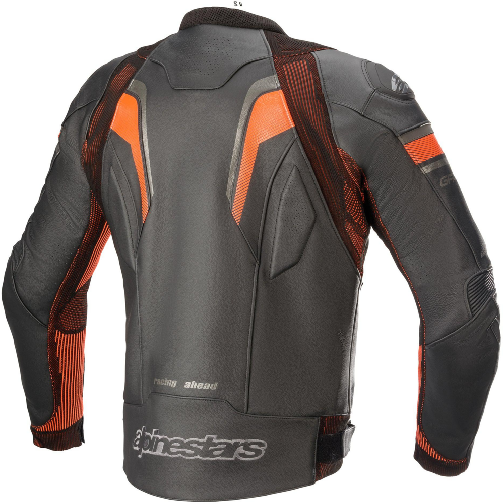 Alpinestars GP Plus R V3 Rideknit Leather Jacket Black / Red / Fluo