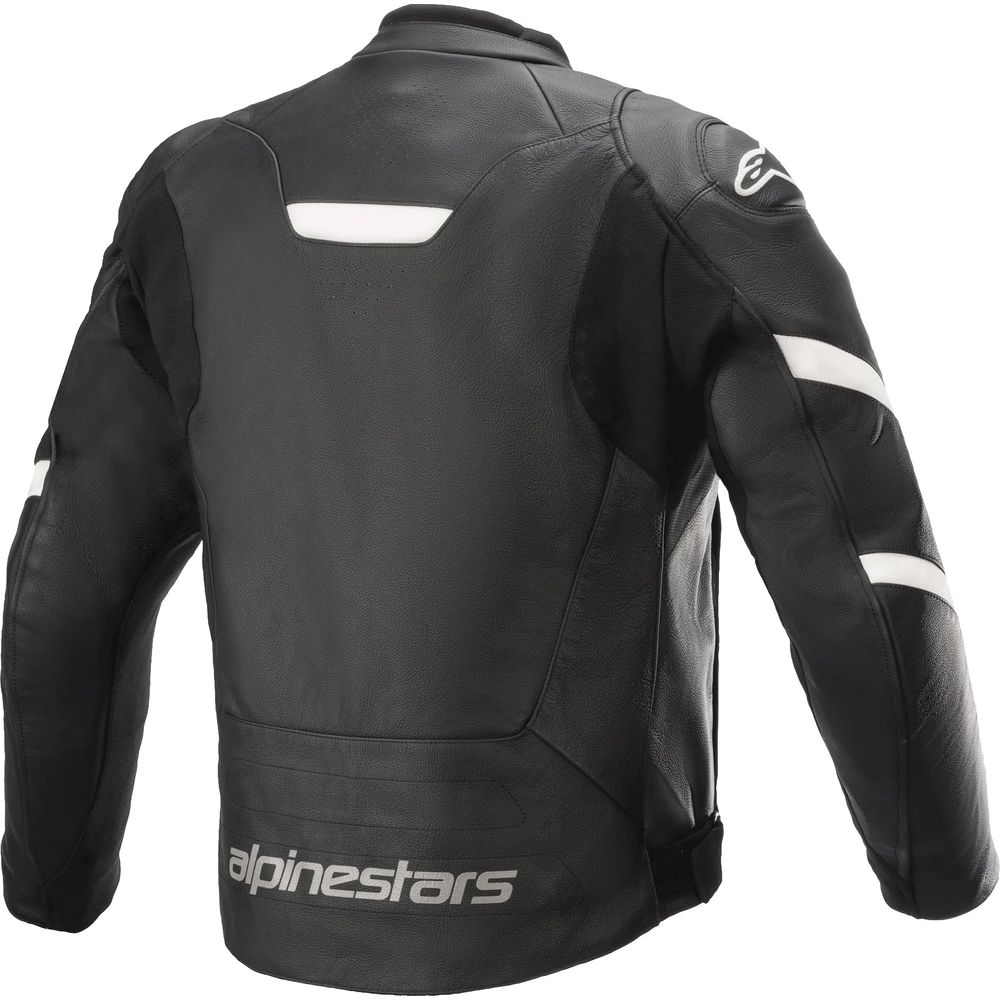 Alpinestars Faster V2 Leather Jacket Black / White