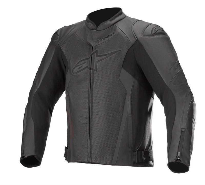 Alpinestars Faster V2 Airflow Leather Jacket Black / Black