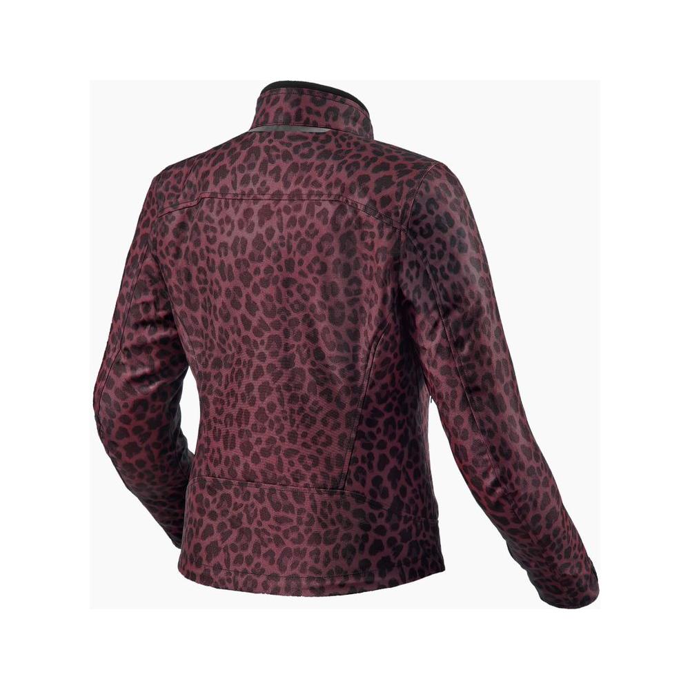 Revit Shade H2O Ladies Textile Jacket Leopard Red