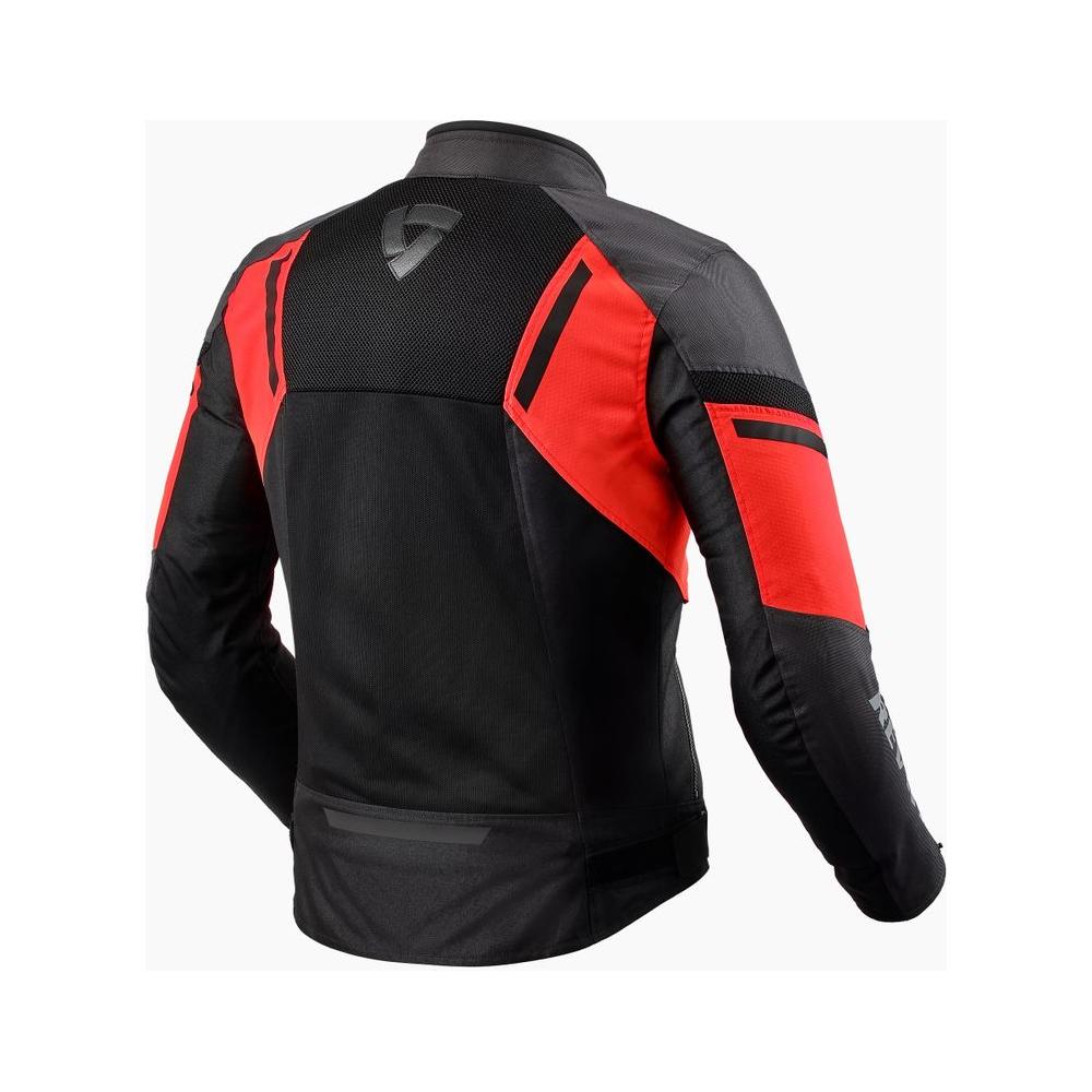 Revit GT R Air 3 Textile Jacket Black / Neon Red