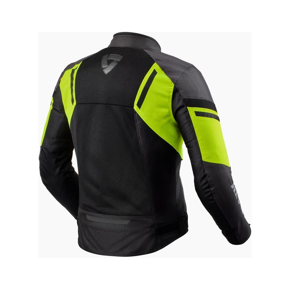 Revit GT R Air 3 Textile Jacket Black / Neon Yellow