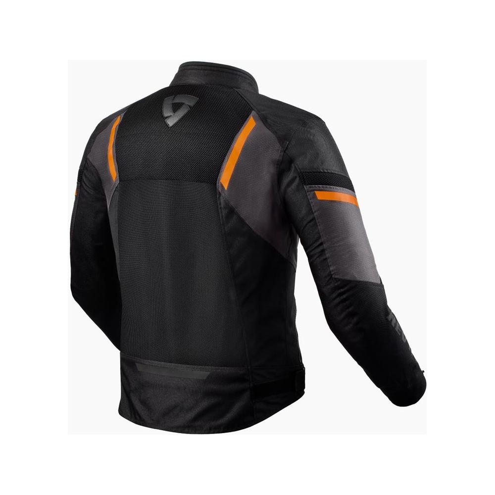 Revit GT R Air 3 Textile Jacket Black / Neon Orange