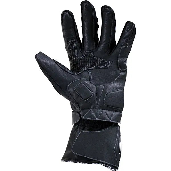 Richa Ravine Leather Gloves Black - FREE UK Shipping, FREE 365 Day Returns | Moto Central