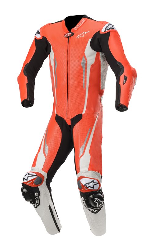 Alpinestars Racing Absolute One Piece Suit Tech-Air Compatible Red / White / Black