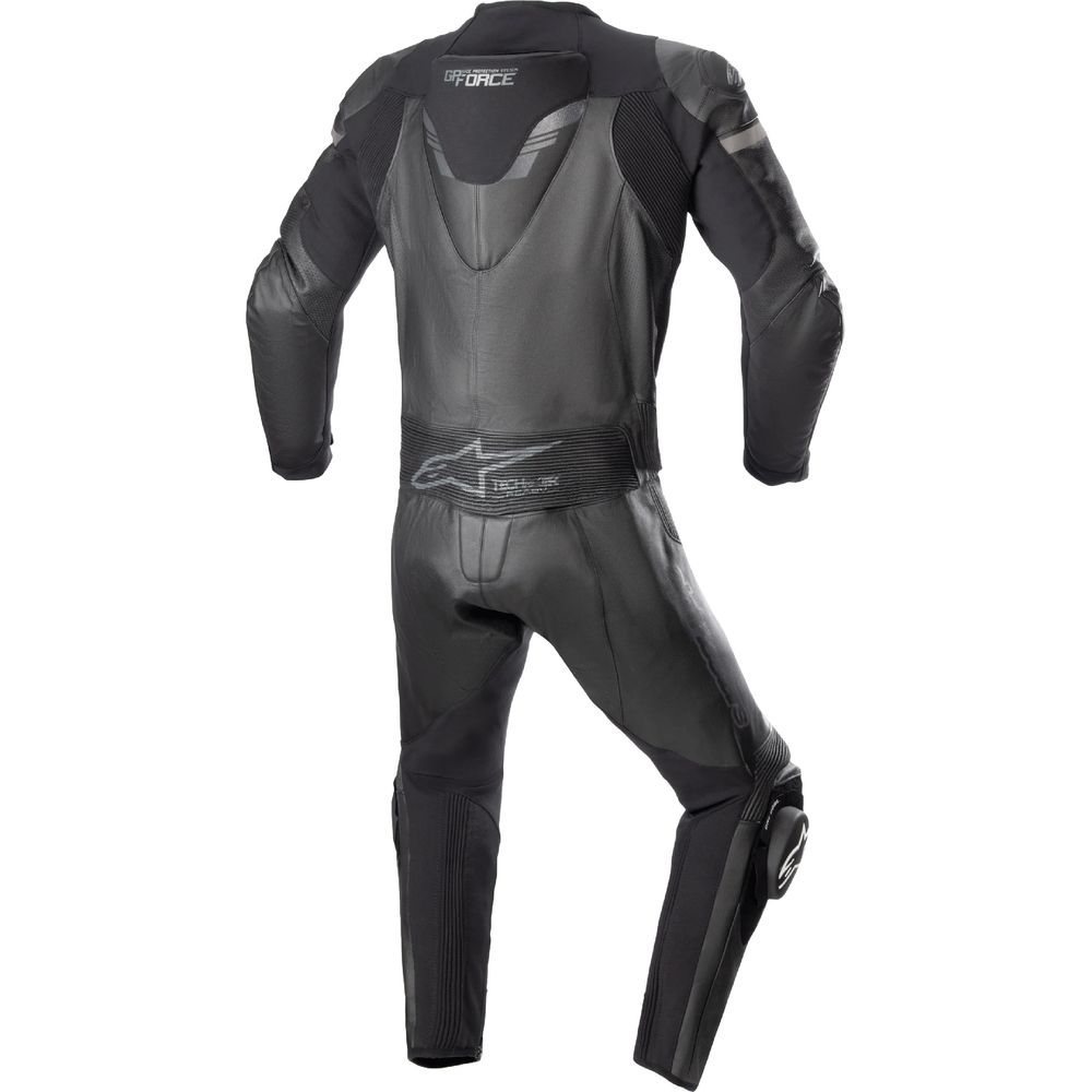 Alpinestars GP Force Chaser Two Piece Leather Suit Black / Black