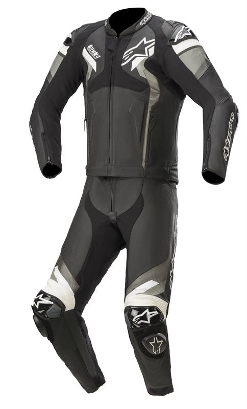 Alpinestars Atem V4 Two Piece Leather Suit Black / Grey / White