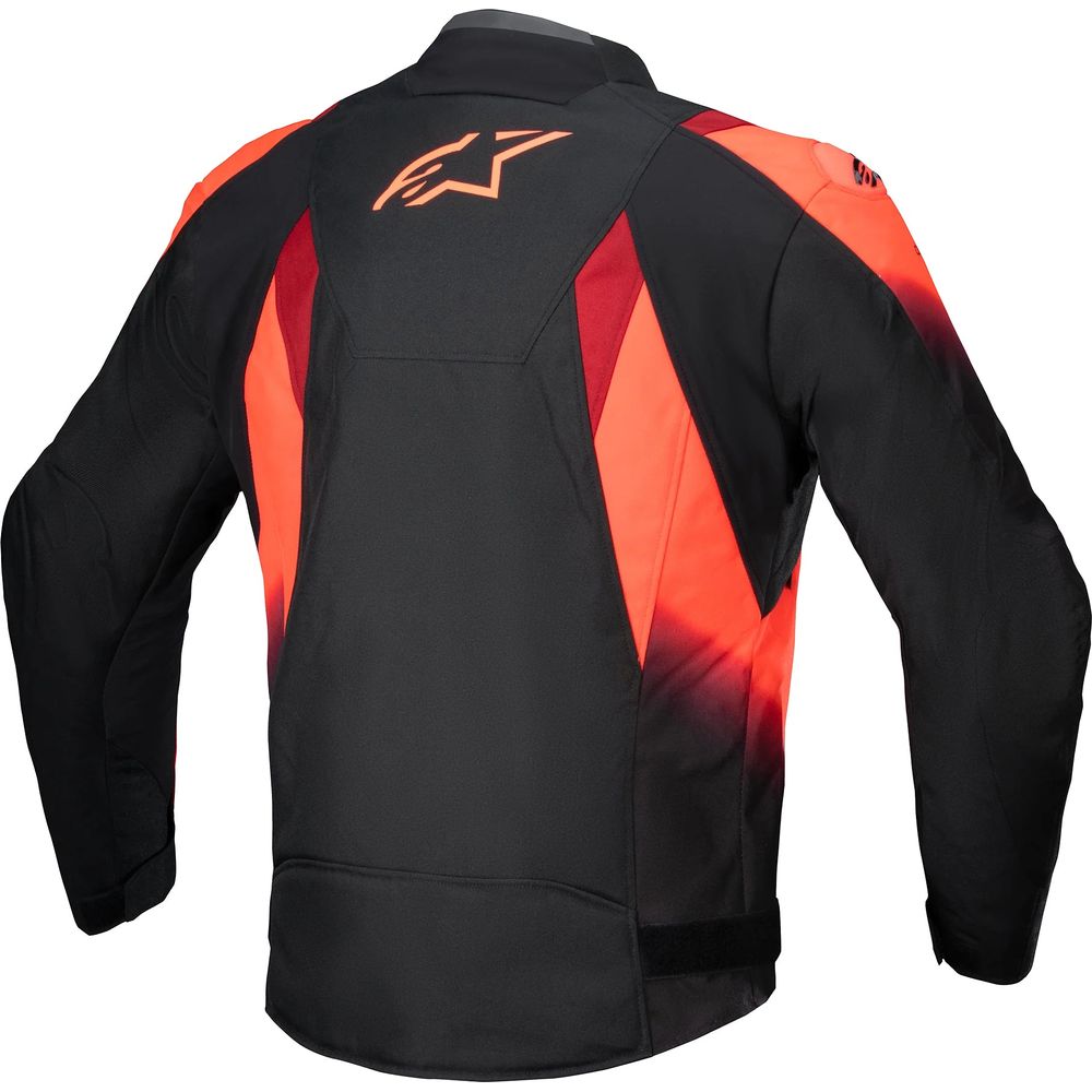 Alpinestars T-SP 1 V2 Waterproof Jacket Black / Fluo Red - FREE UK Shipping, FREE 365 Day Returns | Moto Central