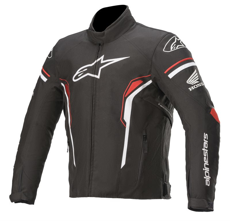 Alpinestars Honda T-SP-1 Waterproof Jacket Black / White / Red  - FREE UK Shipping, FREE 365 Day Returns | Moto Central