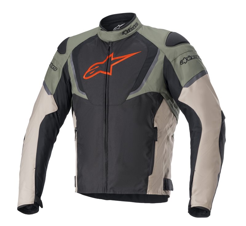 Alpinestars T-Jaws V3 Waterproof Jacket Black / Military Green / Sand