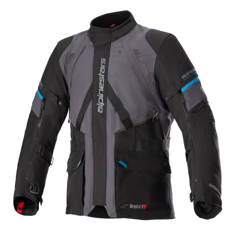 Alpinestars Monteira Drystar XF Jacket Tar Grey / Black / Methyl Blue