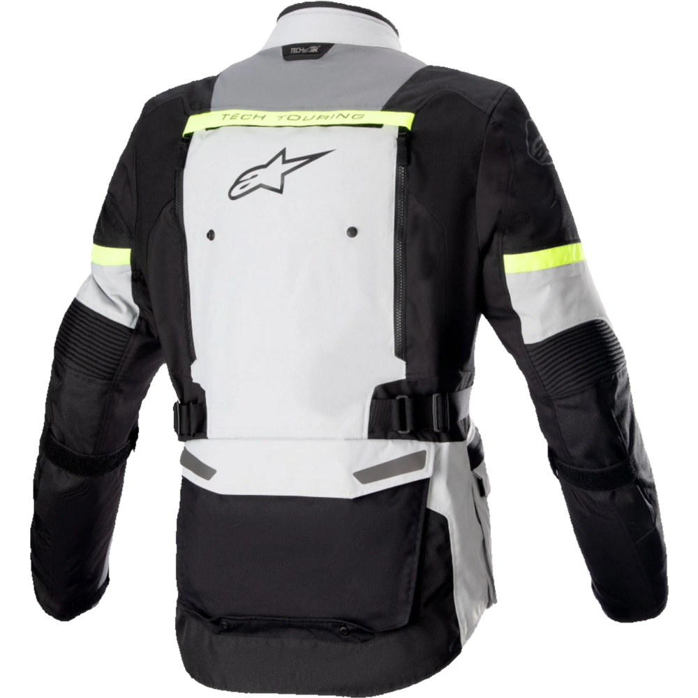 Alpinestars Bogota Pro Drystar Jacket Ice Grey / Dark Grey / Fluo Yellow