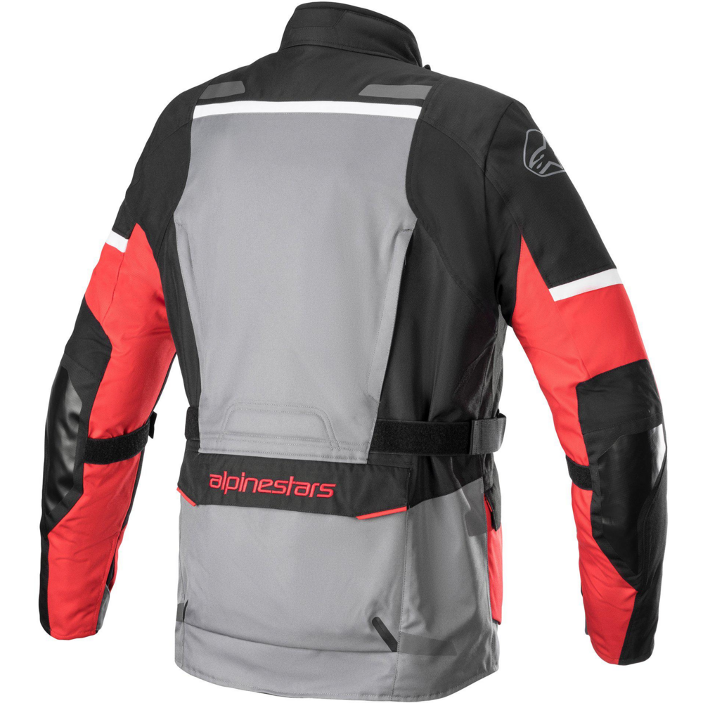 Alpinestars Andes V3 Drystar Jacket Dark Grey / Black / Bright Red - FREE UK Shipping, FREE 365 Day Returns | Moto Central