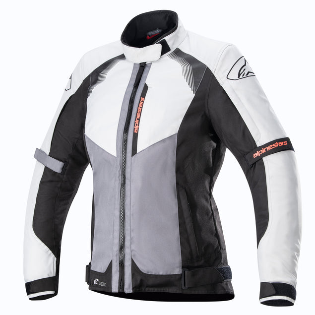 Alpinestars Stella Headlands Drystar Jacket Dark Grey / Ice Grey / Fluo Coral