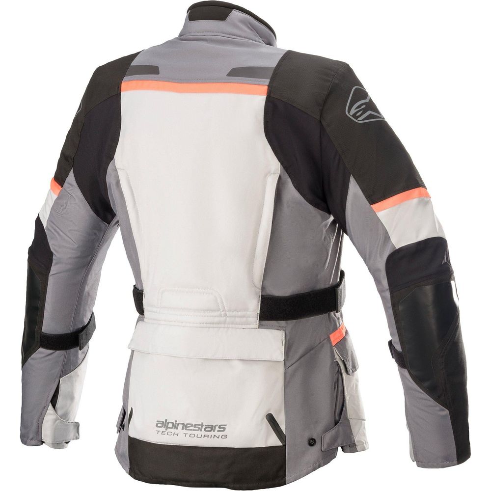 Alpinestars Stella Andes V3 Drystar Ladies Jacket Ice Grey / Dark Grey / Black / Coral