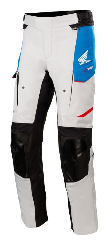 Alpinestars Honda Andes V3 Drystar Trousers Ice Grey / Blue / Bright Red