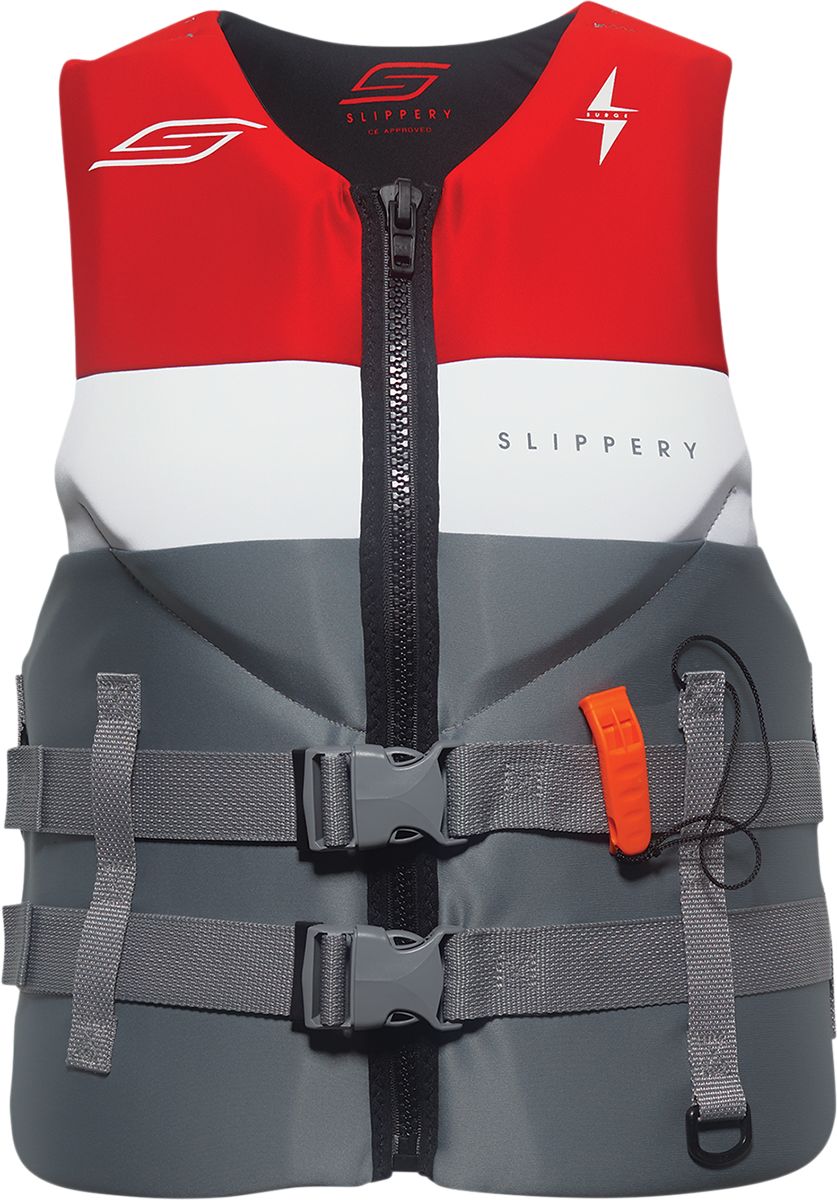 Slippery Surge CE Vest Charcoal / Red