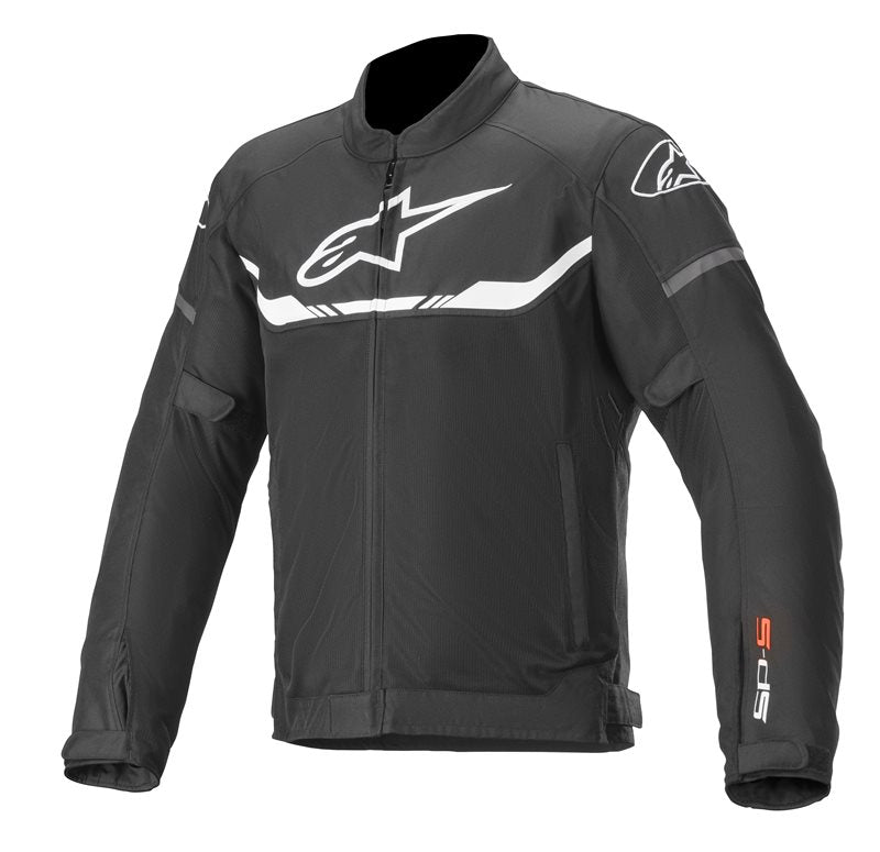 Alpinestars T-SPS Air Jacket Black / White  - FREE UK Shipping, FREE 365 Day Returns | Moto Central