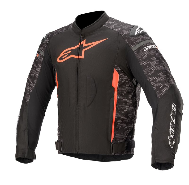 Alpinestars T-GP Plus R V3 Jacket Black Camo / Fluo Red