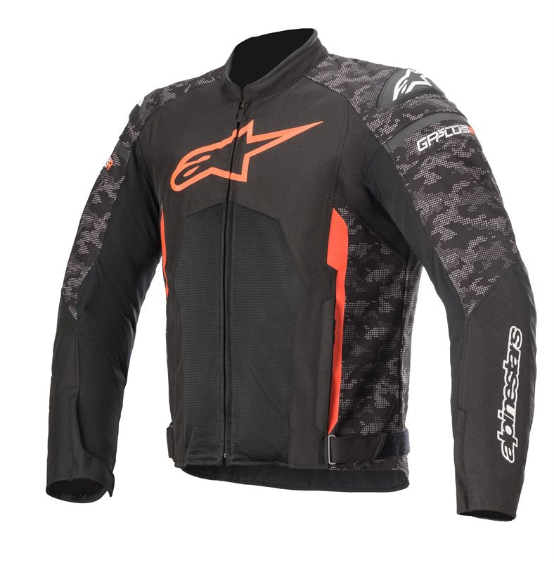 Alpinestars T-GP Plus R V3 Air Jacket Black Camo / Fluo Red