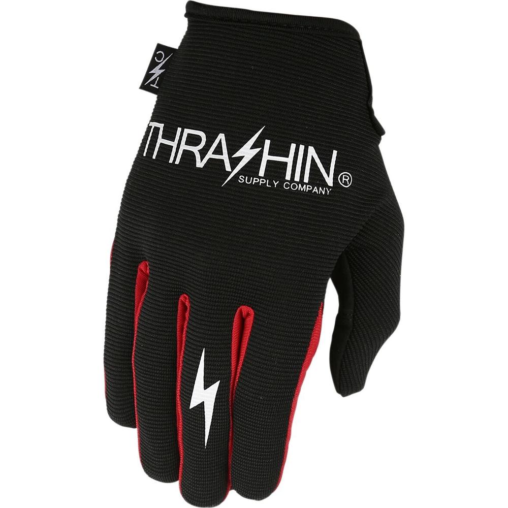 Thrashin Supply Company Stealth Textile Gloves Black / Red