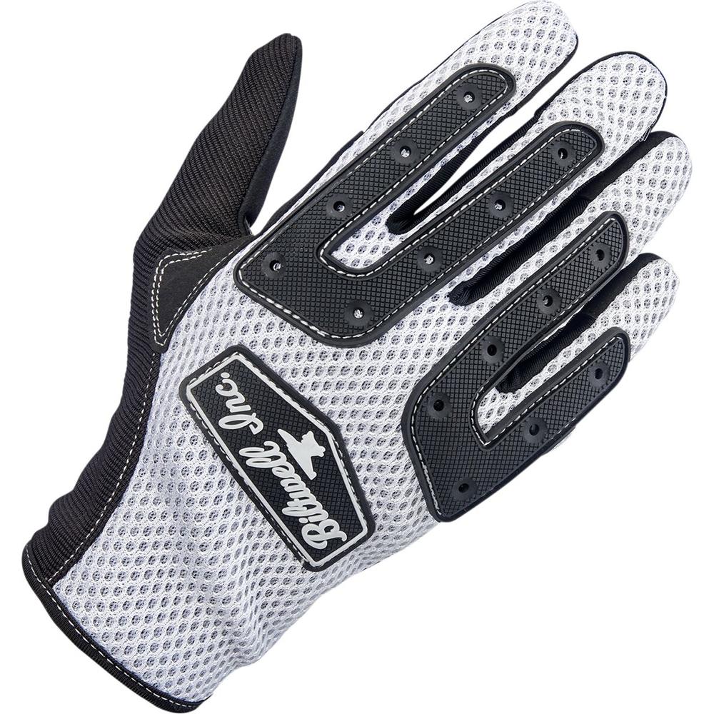 Biltwell Anza Gloves White / Black  - FREE UK Shipping, FREE 365 Day Returns | Moto Central