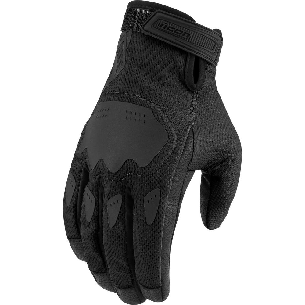 Icon Hooligan CE Gloves Black  - FREE UK Delivery - Moto Central