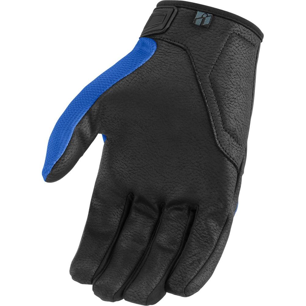 Icon Hooligan CE Gloves Blue - FREE UK Shipping, FREE 365 Day Returns | Moto Central