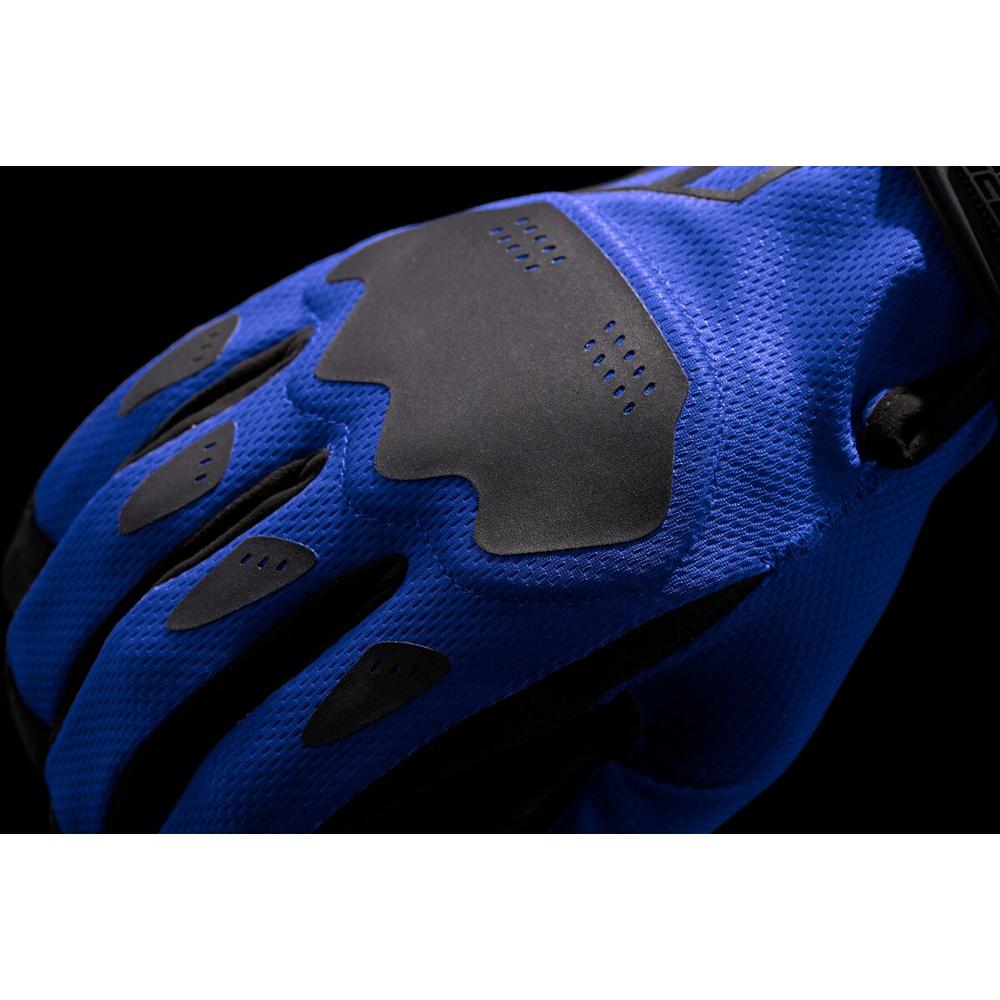 Icon Hooligan CE Gloves Blue - FREE UK Shipping, FREE 365 Day Returns | Moto Central