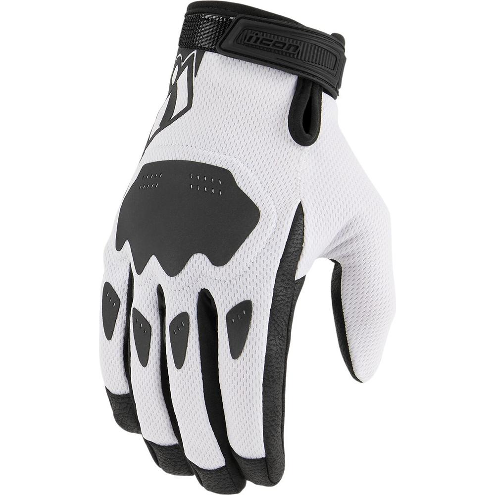 Icon Hooligan CE Gloves White