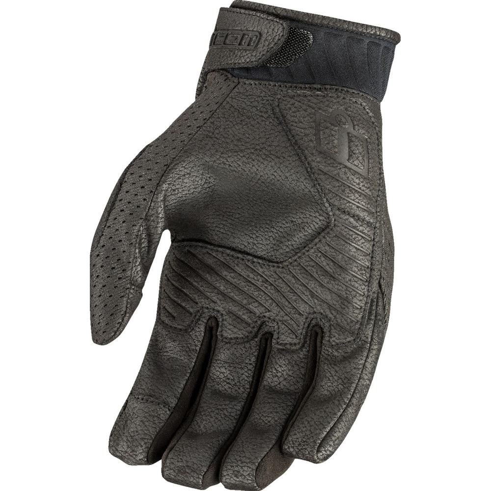 Icon Overlord 3 CE Gloves Black  - FREE UK Delivery - Moto Central