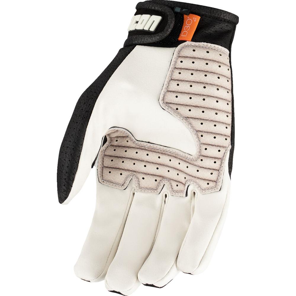 Icon Airform Slabtown Leather Gloves Black