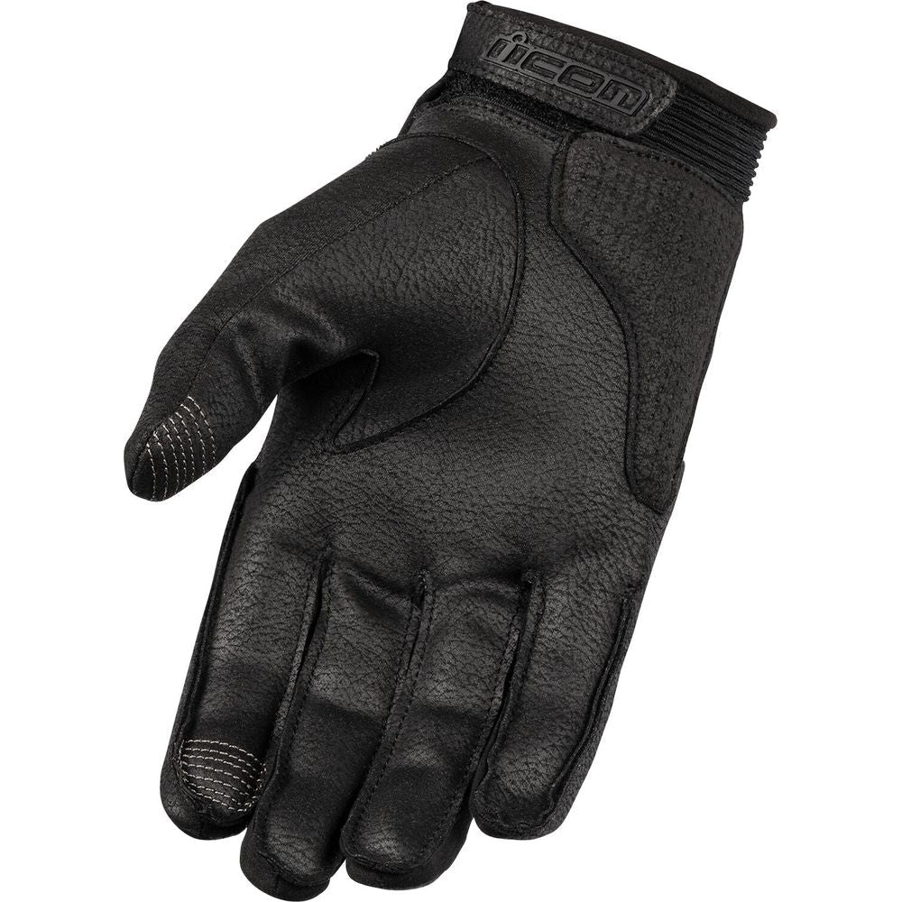 Icon Superduty 3 Ladies CE Gloves Black  - FREE UK Delivery - Moto Central