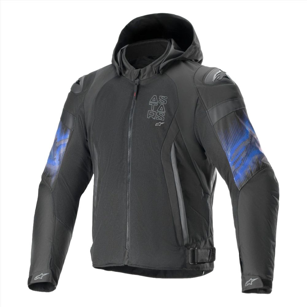 Alpinestars Zaca Air Venom Waterproof Jacket Black / Electric Blue