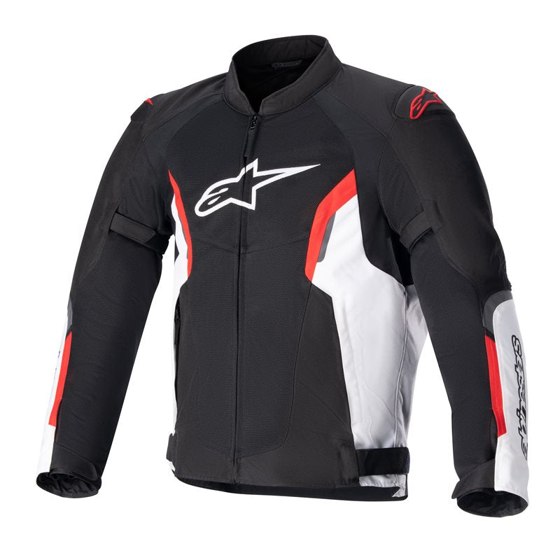 Alpinestars AST V2 Air Jacket Black / White / Bright Red  - FREE UK Shipping, FREE 365 Day Returns | Moto Central