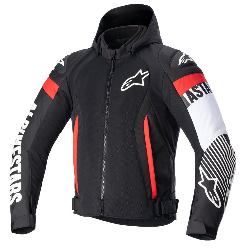 Alpinestars Zaca Air Jacket Black / White / Fluo Red