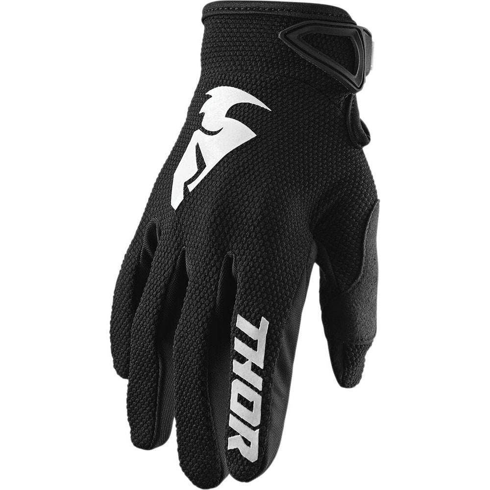 Thor Sector S20 Gloves Black  - FREE UK Delivery - Moto Central