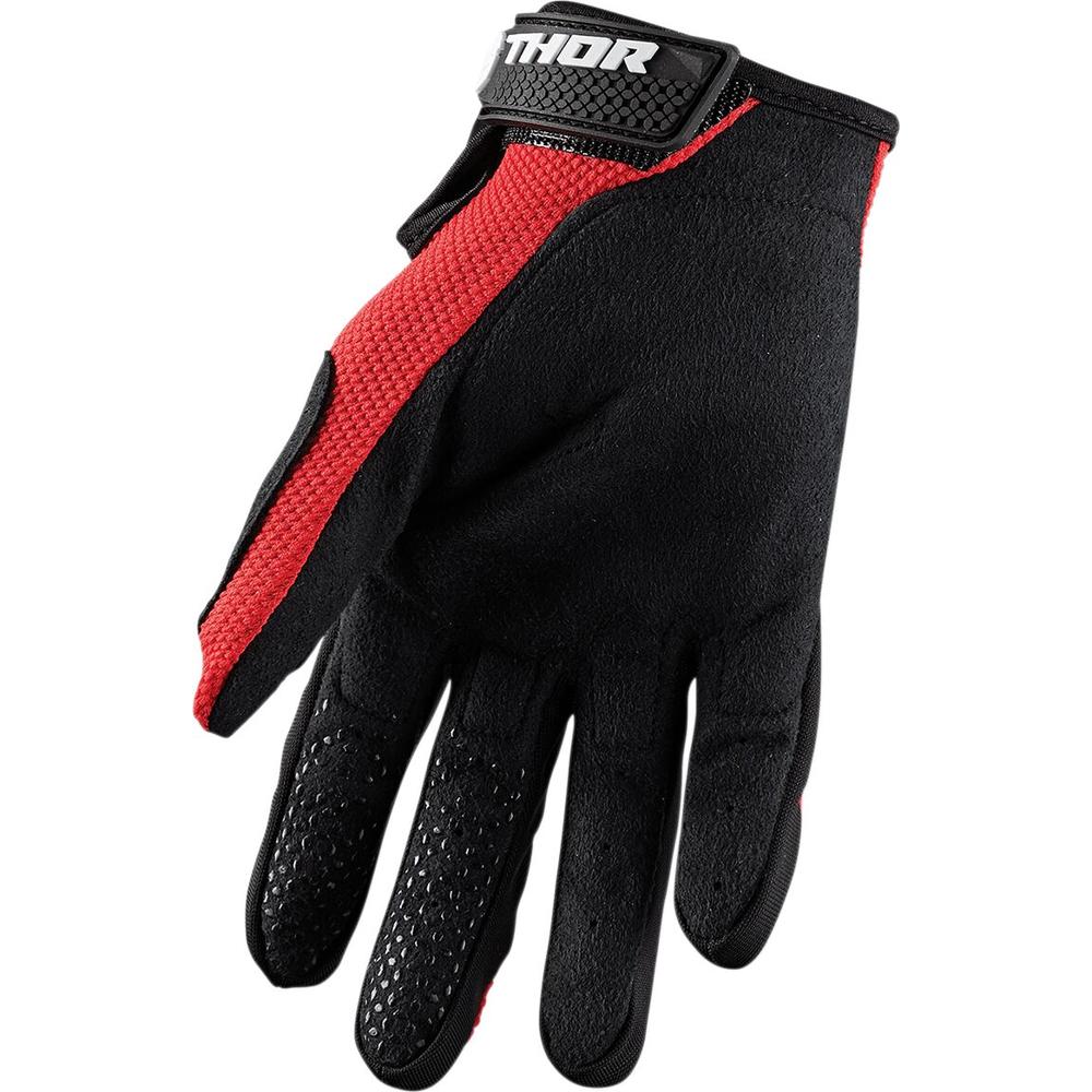 Thor Sector S20 Gloves Red - FREE UK Shipping, FREE 365 Day Returns | Moto Central