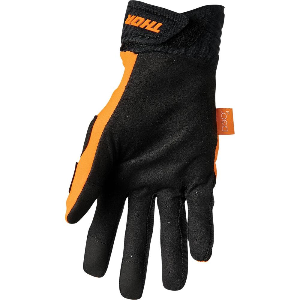 Thor Rebound Textile Gloves Fluo Orange / Black