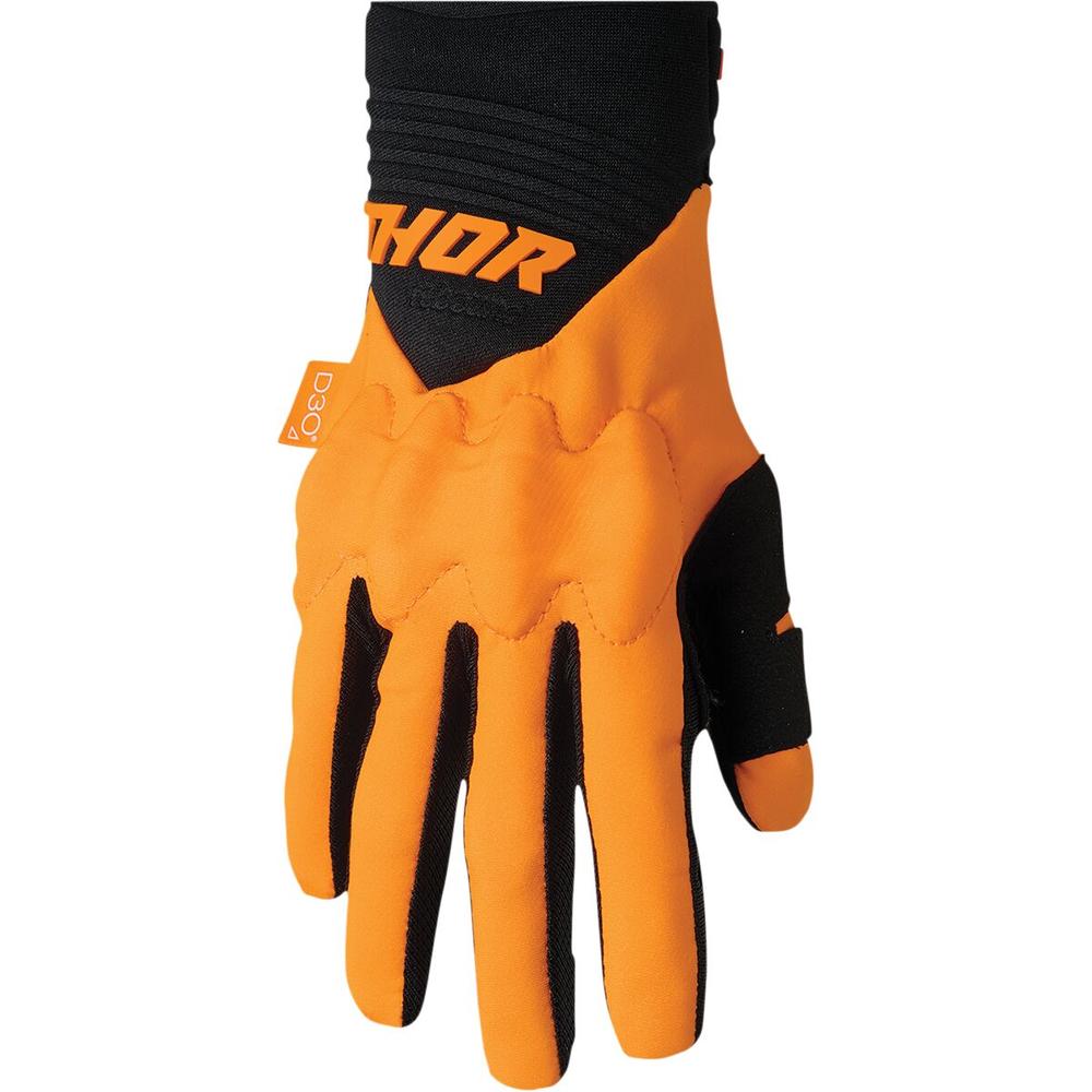 Thor Rebound Textile Gloves Fluo Orange / Black