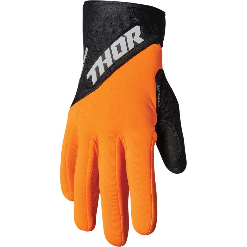 Thor Spectrum Cold Weather Textile Gloves Black / Orange