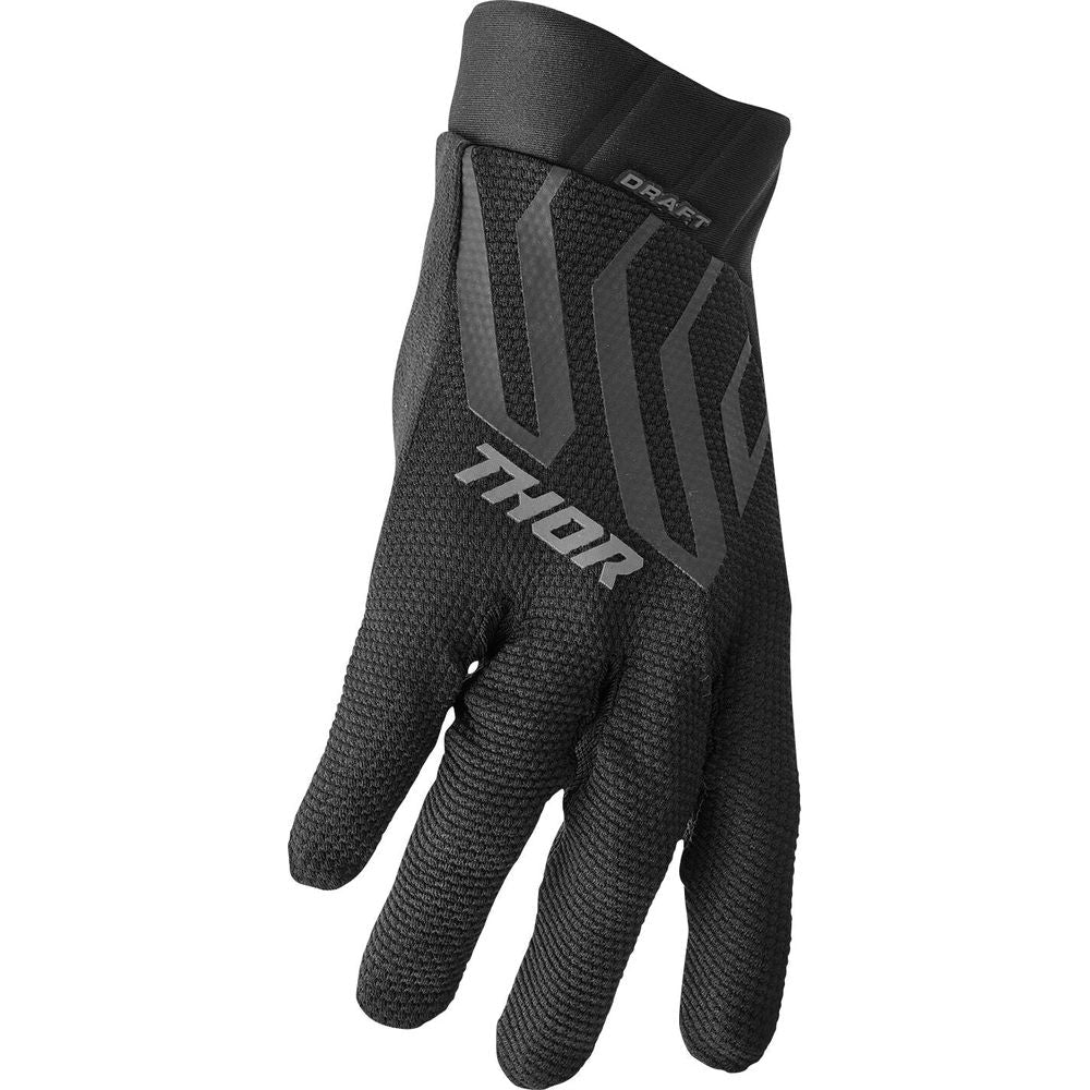 Thor Draft Textile Gloves Black / Charcoal  - FREE UK Delivery - Moto Central