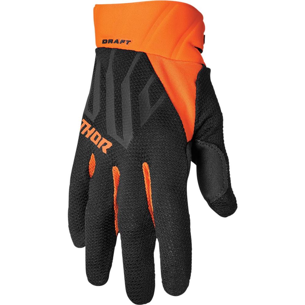 Thor Draft Textile Gloves Black / Orange