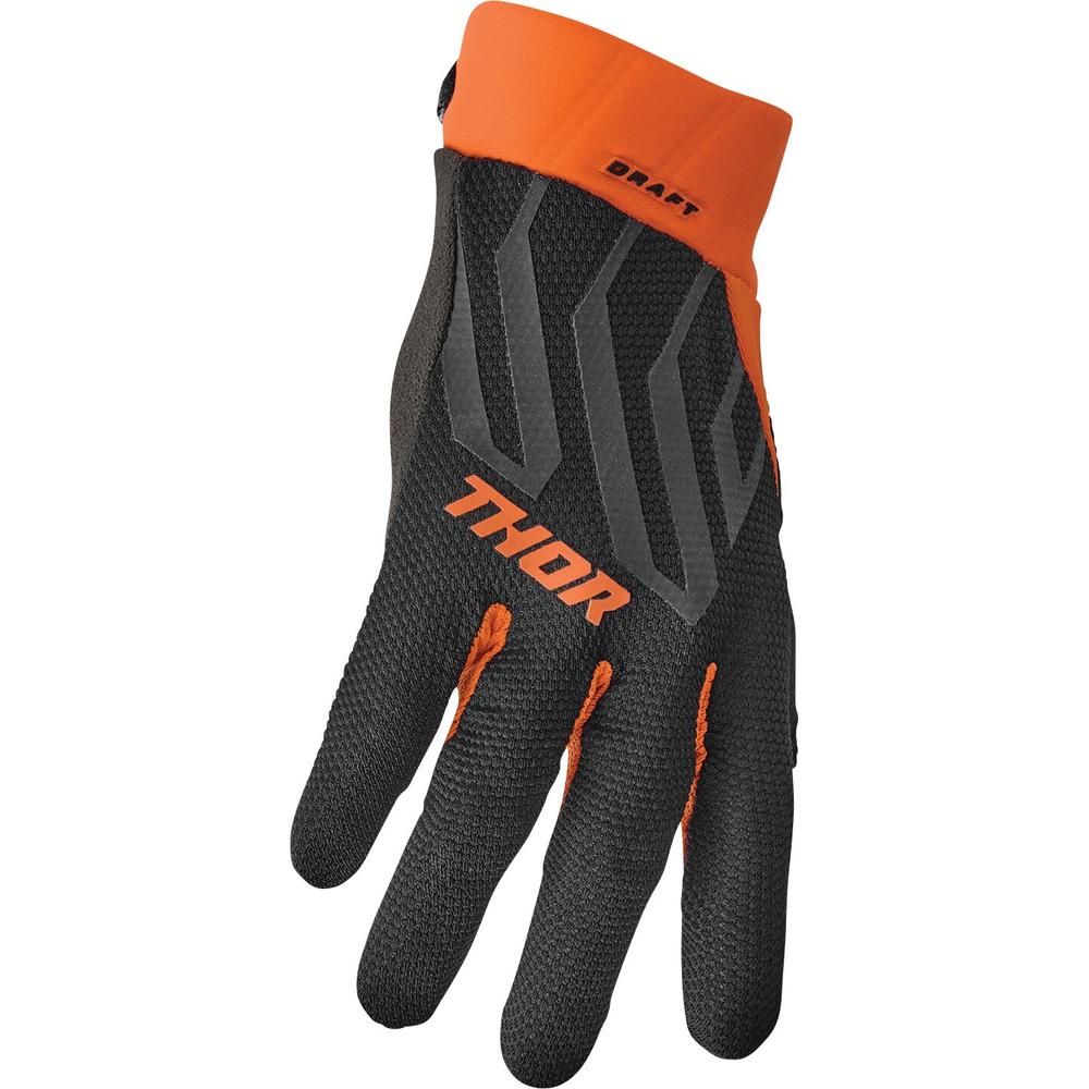 Thor Draft Textile Gloves Black / Orange