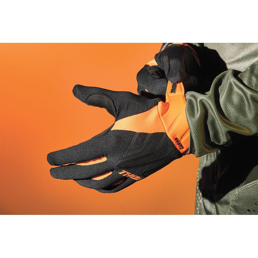 Thor Draft Textile Gloves Black / Orange