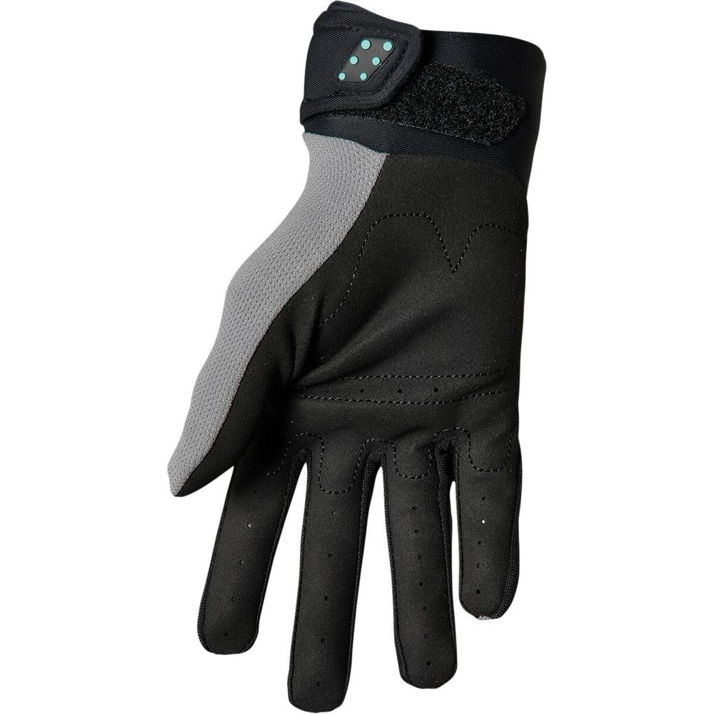 Thor Spectrum Textile Gloves Grey / Black / Mint