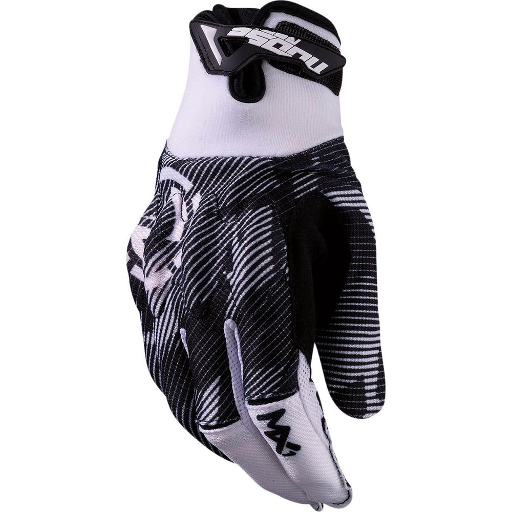 Moose Racing MX1 Textile Gloves White