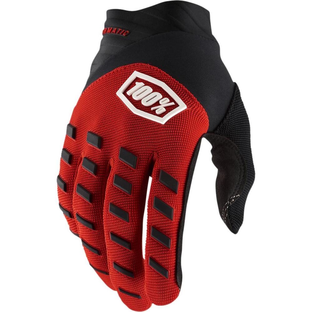 100% Airmatic Gloves Black / Red